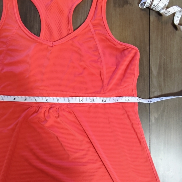 LUCY Women’s Activewear Tank in Coral Size Small Racerback Drawstring Medium - Picture 12 of 12